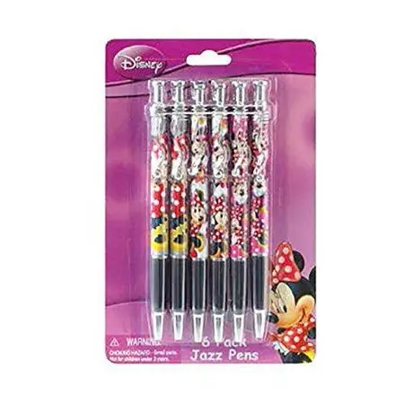 Lapiceros pack x6 Disney Minnie Mouse