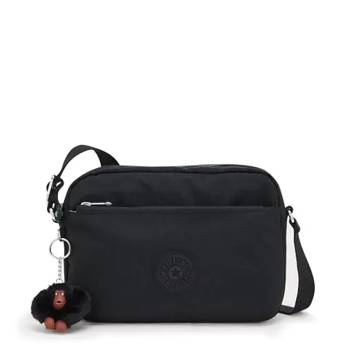 Bolso bandolera Damian Up Kipling Negro KI9337