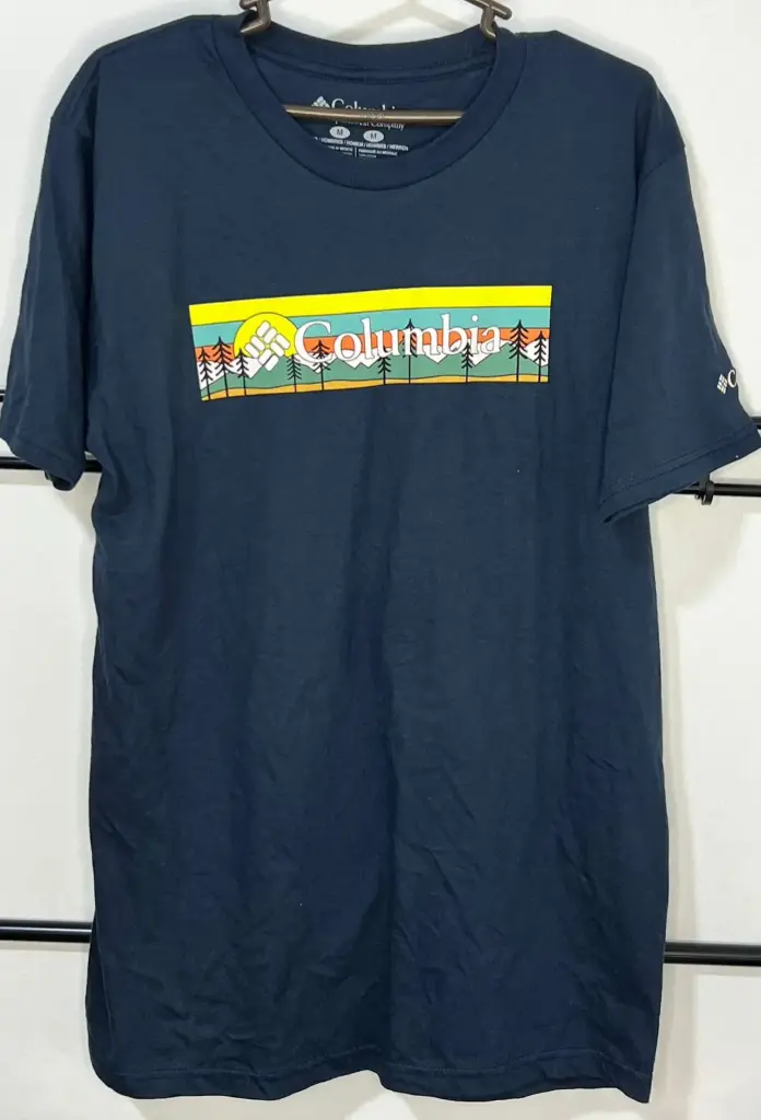 Polo azul logo Columbia 