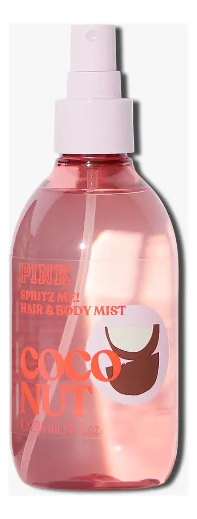 Bruma para cabello y cuerpo de coco rosa de Victoria's Secret, 236 ml