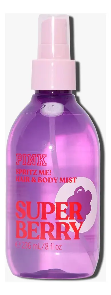 Bruma para cabello y cuerpo Victoria's Secret Pink Super Berry de 236 ml