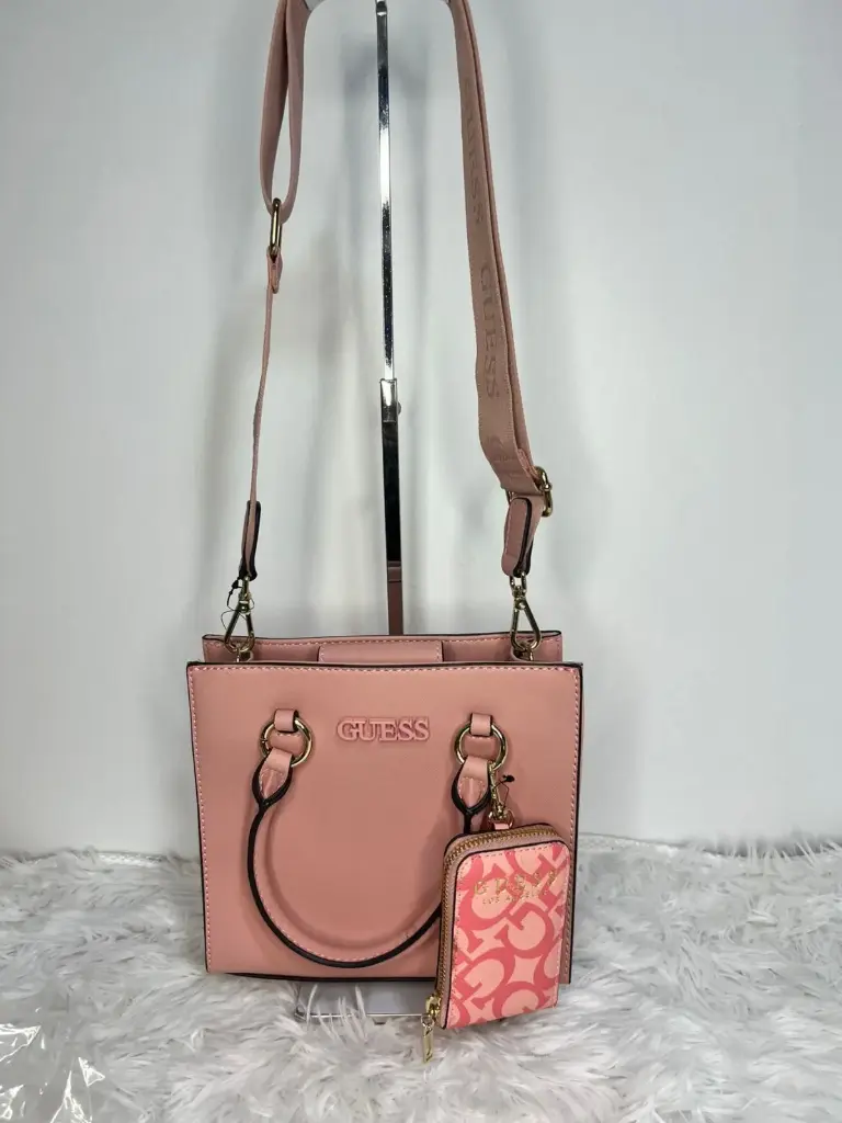 Crossbody Guess Rosa con Monedero