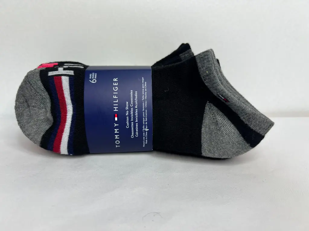 PACK X6 MEDIAS TOMMY HILFIGER TVW241NS01001 NEGRO 