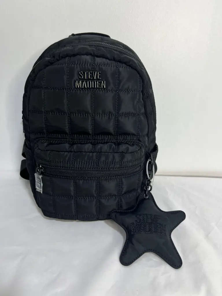MOCHILA STEVE MADDEN NEGRO TELA MOJADA DR143305