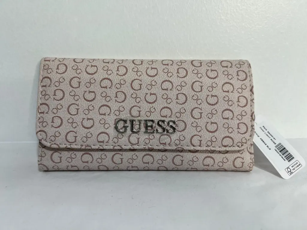 Billetera Guess Monograma Rosa S9455151