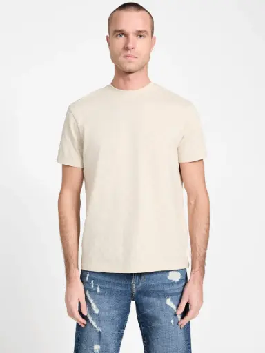 Polo texturizado beige Guess X50PO3KCU50