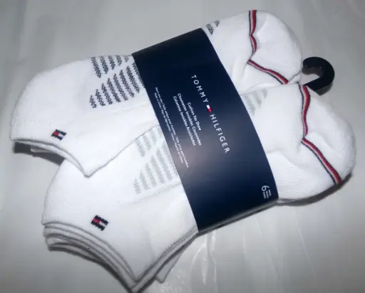 PACK X6 MEDIAS TOMMY HILFIGER BLANCO MEN