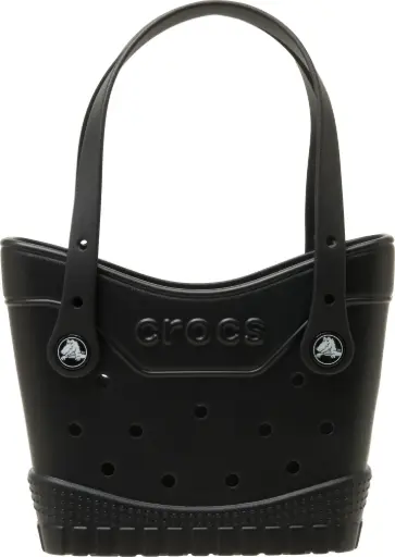 Cartera Negra Small Crocs 