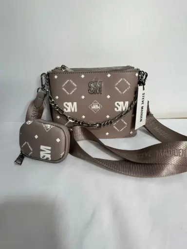 Crossbody Steve Madden Beige con Monedero DR142910