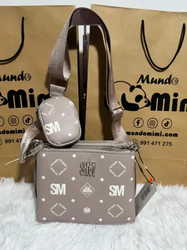 Crossbody Steve Madden Beige con Monedero DR142910